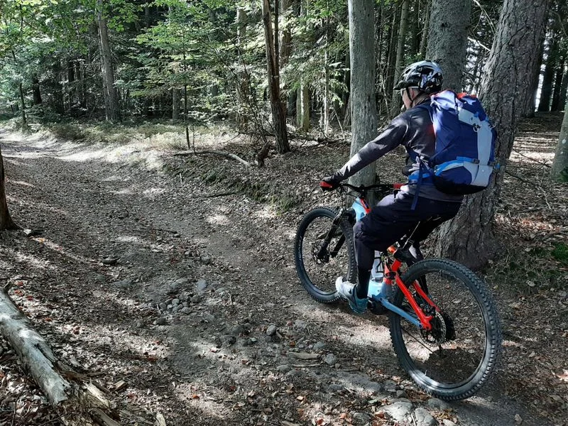 VTT Grande Traversée de l'Ardèche VTT Variante de départ Etape 2 de Saint-Félicien à Devesset — Saint-Félicien