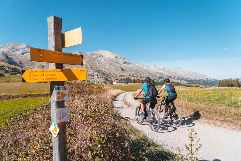 VTT Les Flaux (VTT n°1 vert) — Le Dévoluy