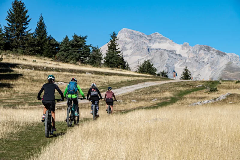 VTT Collet du Tât (VTT n°8 bleu) — Le Dévoluy