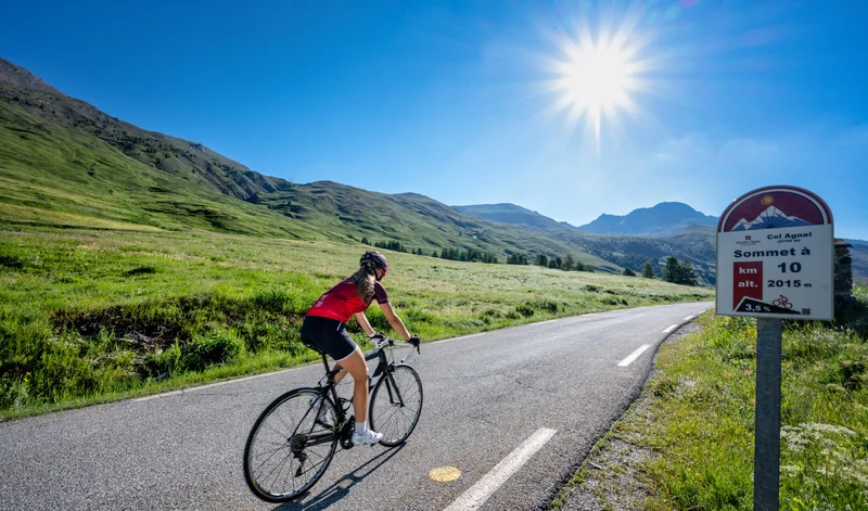 Vélo de route Montée du Col Agnel (2744m) — Ville-Vieille