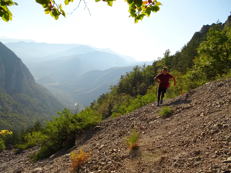 Trail Montée de Saint Amand — Clamensane