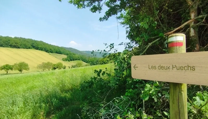 Randonnée Sentier des deux puechs — Ambialet