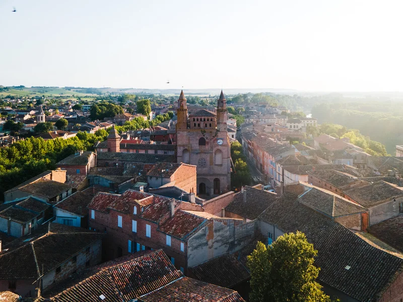 Randonnée Itinéraire Conques Toulouse - De Saint-Martin-Laguépie à Saint-Sulpice-la-Pointe — Saint-Martin-Laguépie