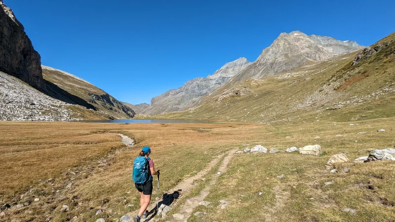 Randonnée Tour du lac de la Plagne : randonnée au pied des géants de la Vanoise — Peisey-Nancroix
