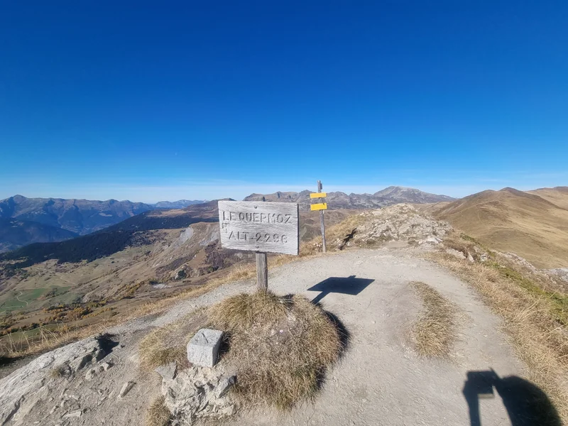 Randonnée Sommet du Quermoz : randonnée par les crêtes entre Beaufortain et Tarentaise — Hautecour