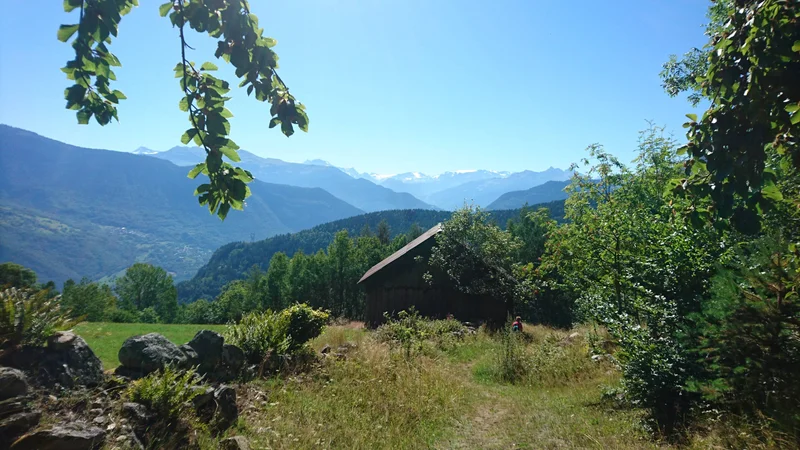 Trail Trail de Bonneval-Tarentaise (1 noir) — La Léchère