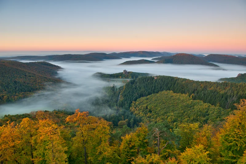 Randonnée Trésor des Vosges du Nord : Circuit des 4 châteaux — Lembach