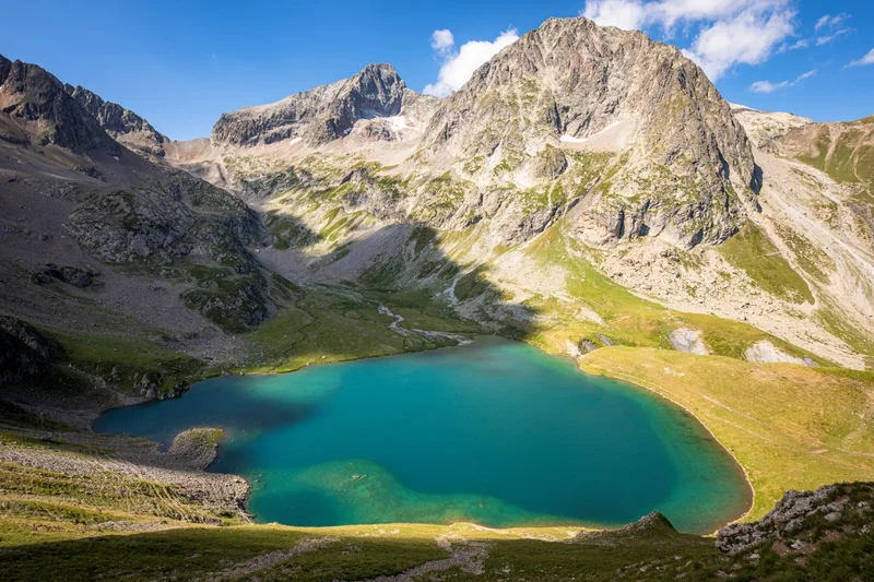 Lac de la Muzelle · © Thibaut Blais - Parc national des Ecrins · Droits d'auteur