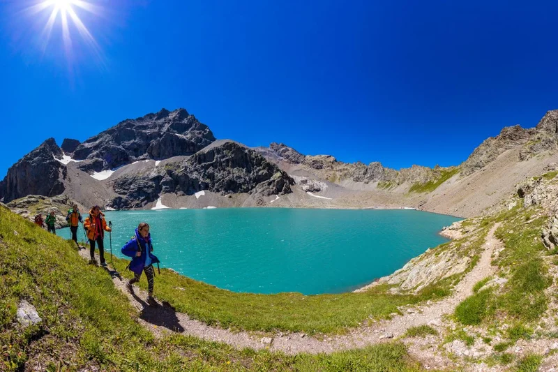 Lac de l'Eychauda · © Bertrand Bodin - Parc national des Ecrins
