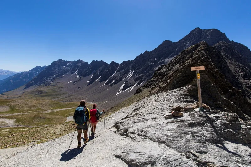 L'arrivée au Pas de la Cavale · © Thierry Maillet - Parc national des Ecrins