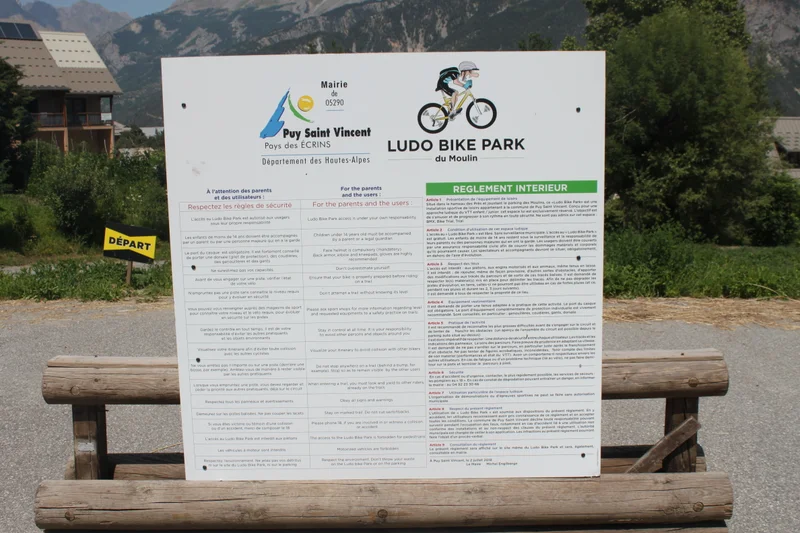 Ludo Bike-park · © Office de tourisme du Pays des Écrins