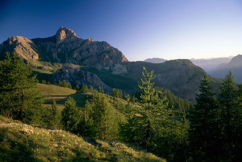 La tête de Gaulent vue depuis les abords de la crête de la Selle · © Claude Dautrey - Parc national des Écrins