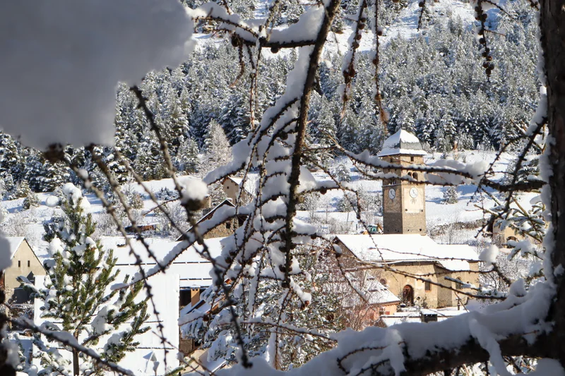 Plampinet en hiver · © S.Morattel · Droits d'auteur