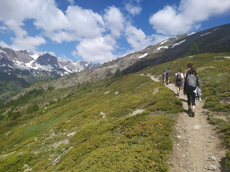 Randonnée en Clarée - Chemin de Ronde · © ️F.Guffroy · Droits d'auteur
