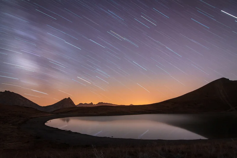 Lac Gignoux de nuit · © ️Thibaut Blais · Droits d'auteur