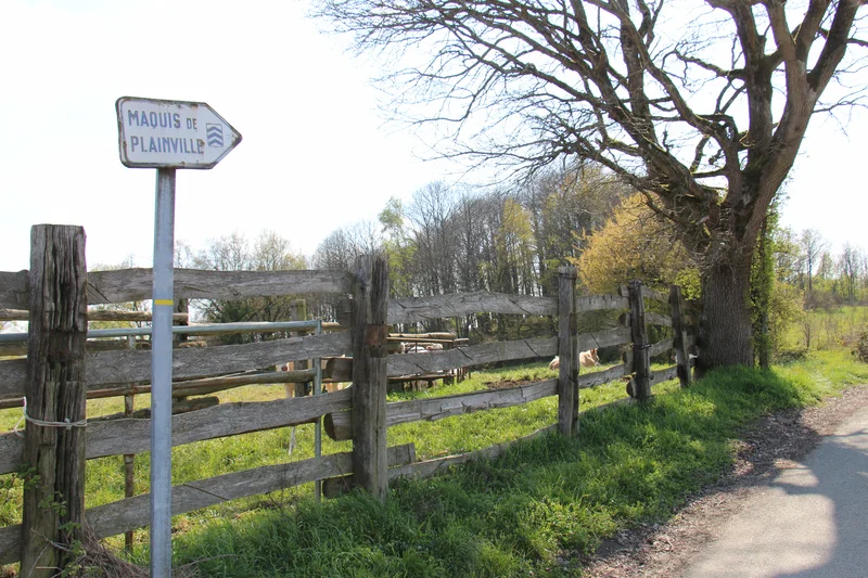 Randonnée Autour du maquis de Plainville — Saintigny