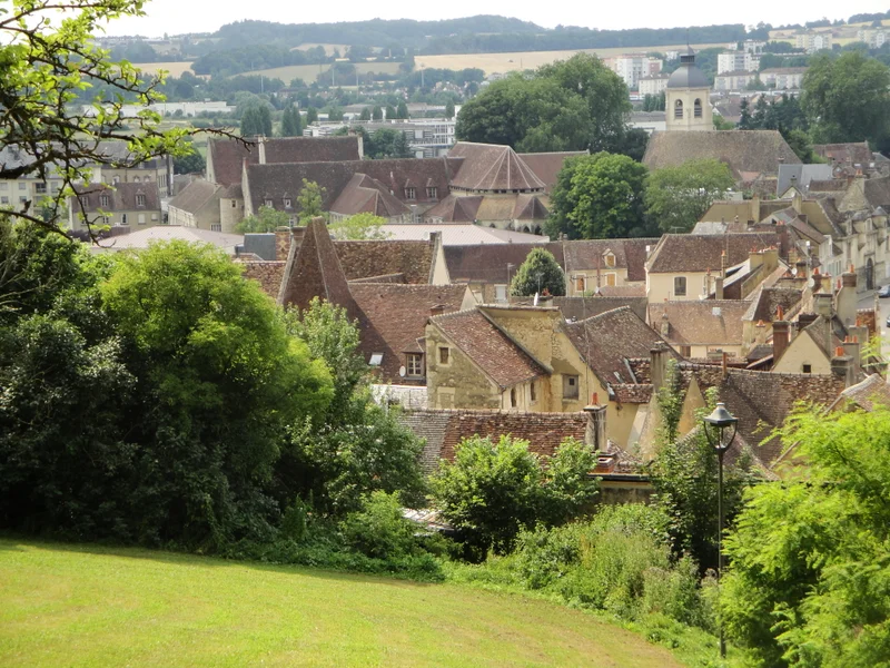 Vue plongeante sur Nogent-le-Rotrou
