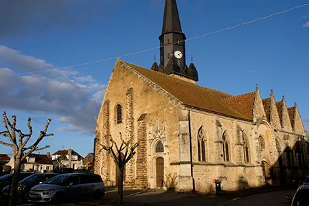 Eglise Saint-Jean-Baptiste-La Bazoche Gouët · © admin-pnrp